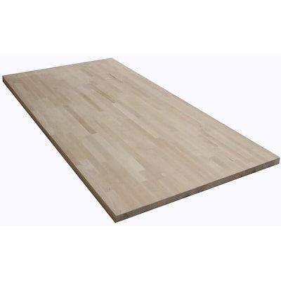 The Baltic Butcher Block 6-ft Natural Straight Butcher Block Birch Kitchen Countertop