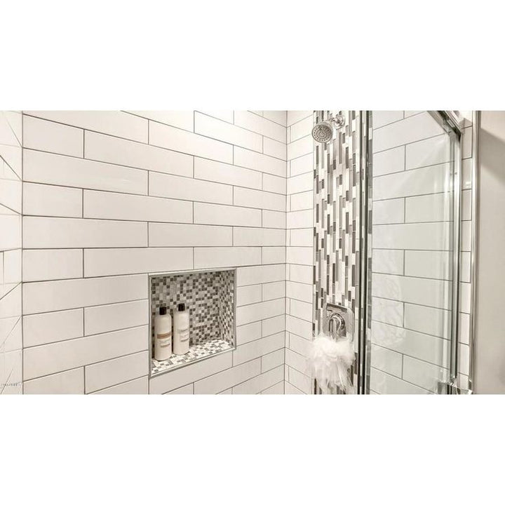 Emser CHOICE 136-Pack Bone 3-in x 6-in Glazed Ceramic Subway Wall Tile