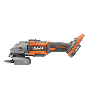 RIDGID 18-Volt OCTANE Cordless Brushless 4-1/2 in. Angle Grinder with 4.0 Ah Lithium-Ion Battery