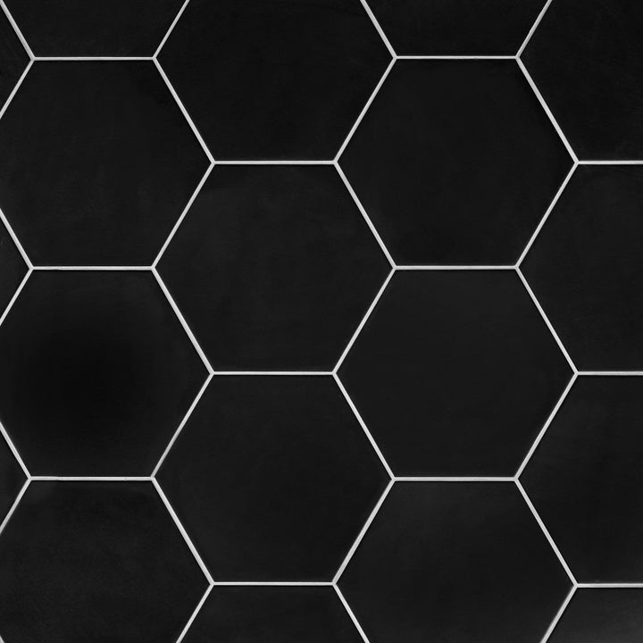Opal Black Porcelain Tile