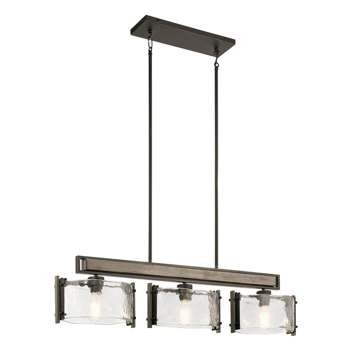 Kichler Aberdeen 3-Light Bronze Farmhouse Chandelier