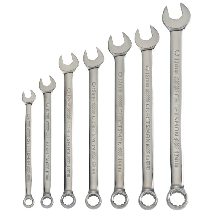 Craftsman Metric Long Panel Combination Wrench Set, 7 pc
