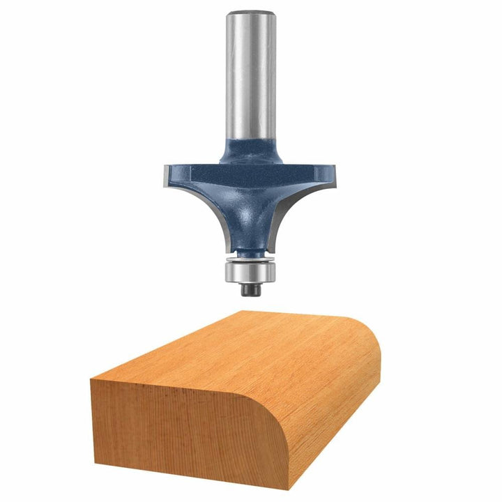 Bosch 1/2-in Carbide-Tipped Roundover Router Bit