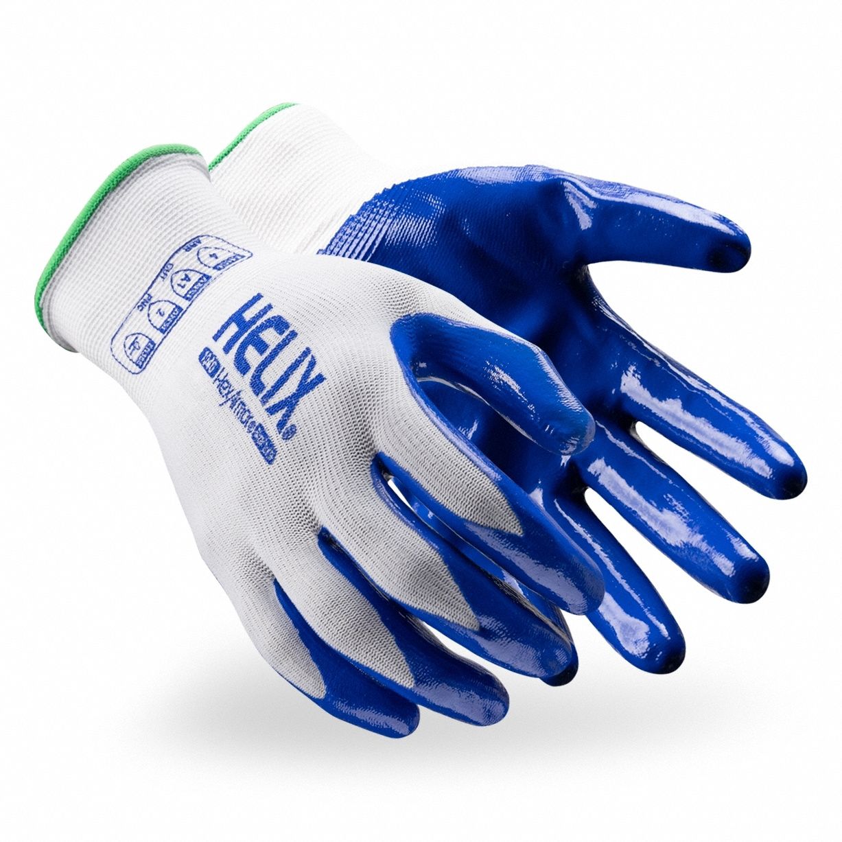 HEXARMOR Helix GP Nitrile Dipped Knit Safety Gloves S (7)
