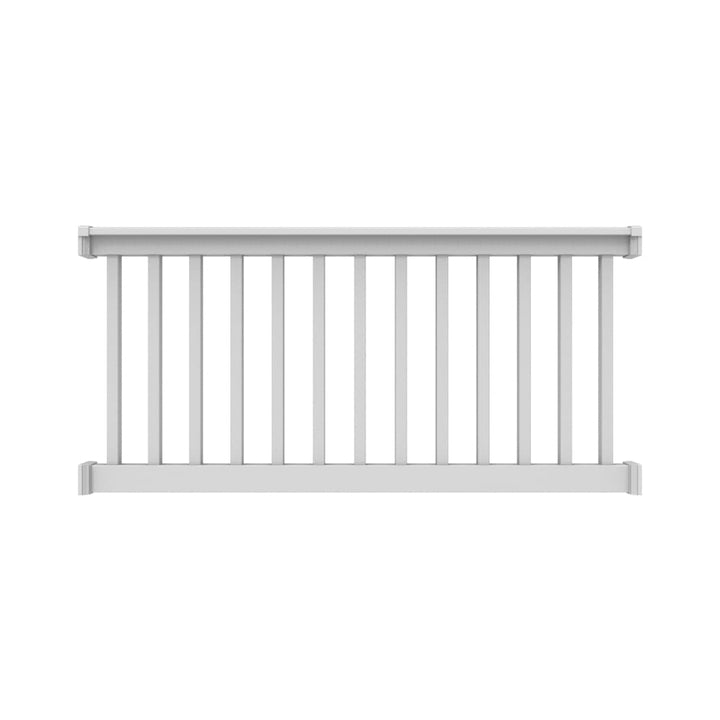 Freedom Lincoln White Vinyl Deck Rail Kit