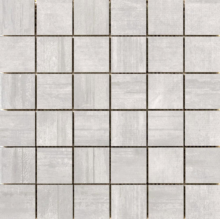 Emser Hangar 10-Pack Ash Porcelain Border Tile, 12-in x 12-in Sheets