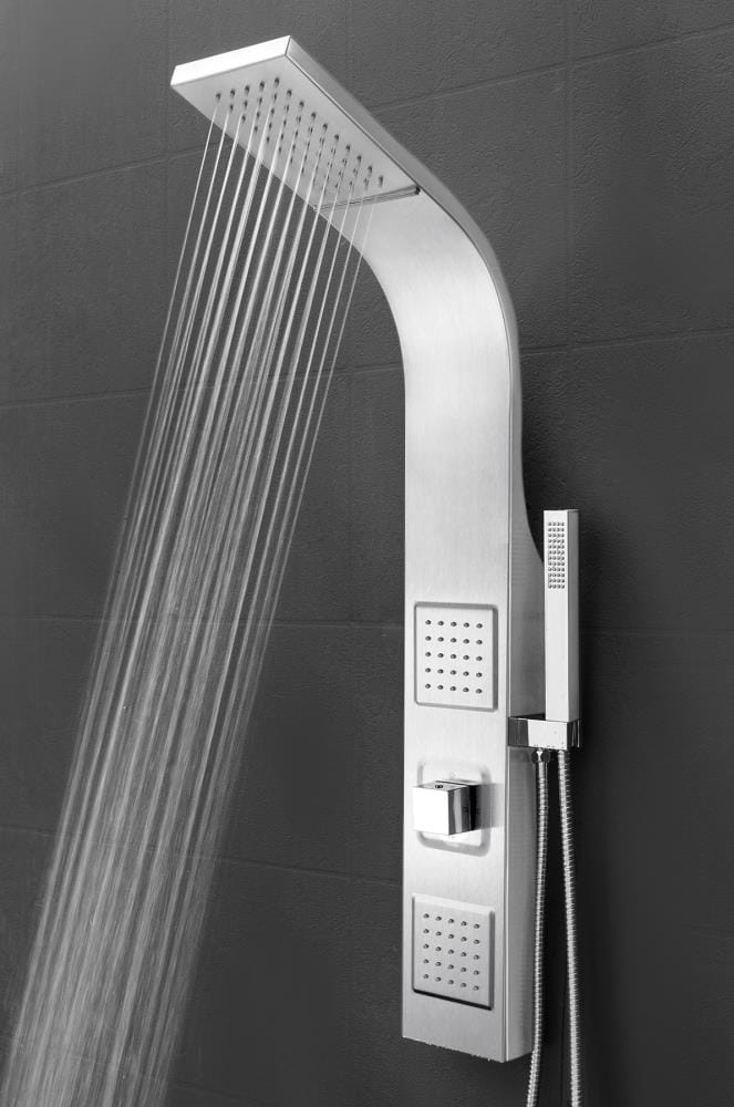 AKDY 39-in Stainless Steel 2-Spray Shower Panel System (Valve Included)