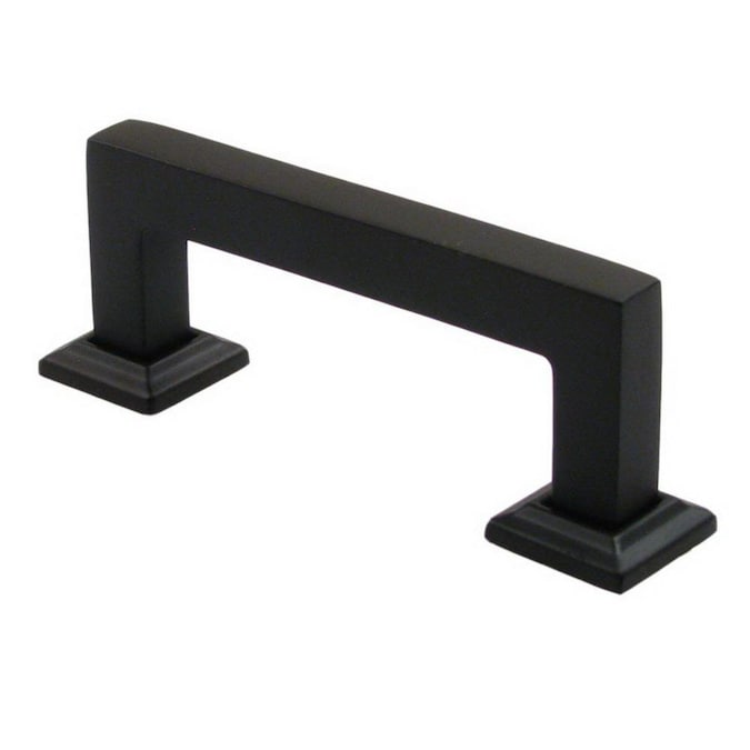 Rusticware Modern (76mm) Center to Center Oil-Rubbed Bronze Dual Mount Rectangular Handle Drawer Pull