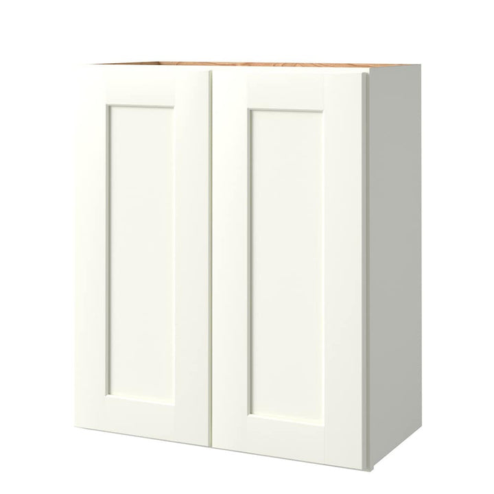 allen + roth Aveley 24-in W x 24.5-in H x 12-in D Linen Wall Fully Assembled Cabinet (Flat Panel Shaker Door Style)