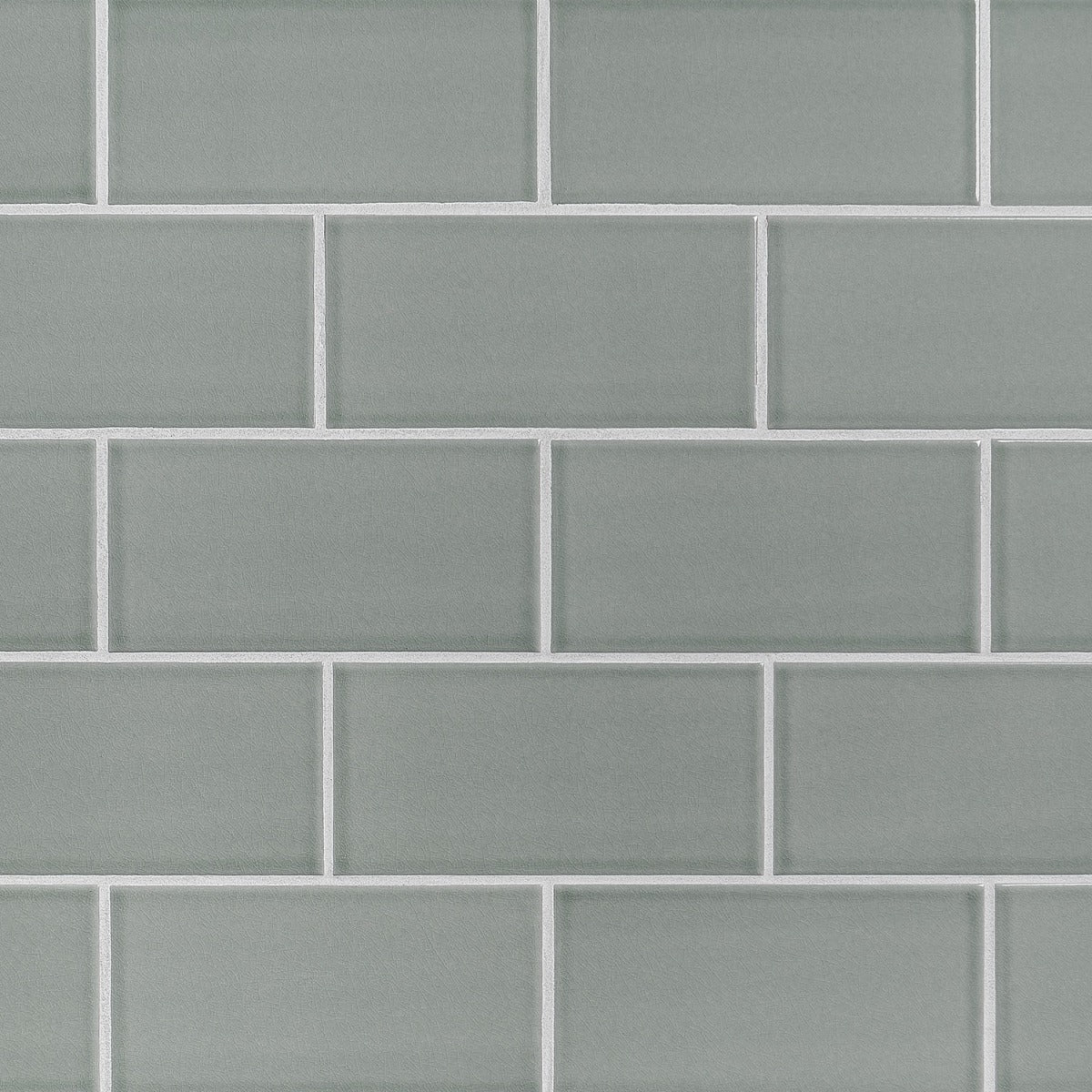 Seaside Steel Blue 4x8 Crackled Glossy Ceramic Tile - Tilebar