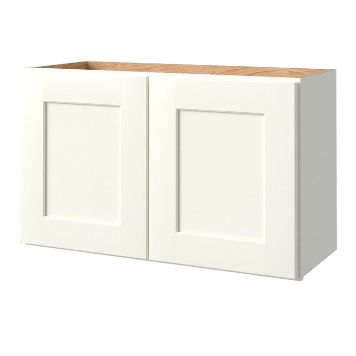 allen + roth Aveley 30-in W x 18.125-in H x 11-in D Linen Wall Fully Assembled Cabinet (Flat Panel Shaker Door Style)