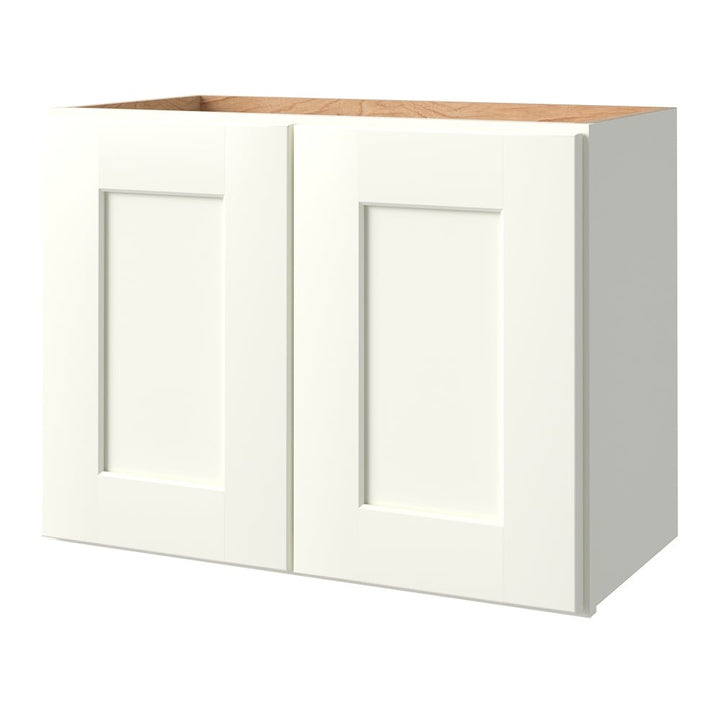 allen + roth Aveley 24-in W x 18.125-in H x 12-in D Linen Wall Fully Assembled Cabinet (Flat Panel Shaker Door Style)