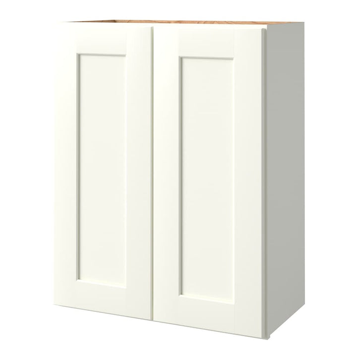 allen + roth Aveley 24-in W x 30.125-in H x 12-in D Linen Wall Fully Assembled Cabinet (Flat Panel Shaker Door Style)