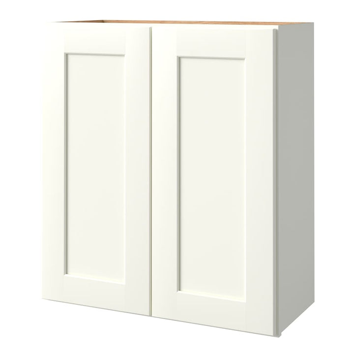 allen + roth Aveley 27-in W x 36.125-in H x 12-in D Linen Wall Fully Assembled Cabinet (Flat Panel Shaker Door Style)