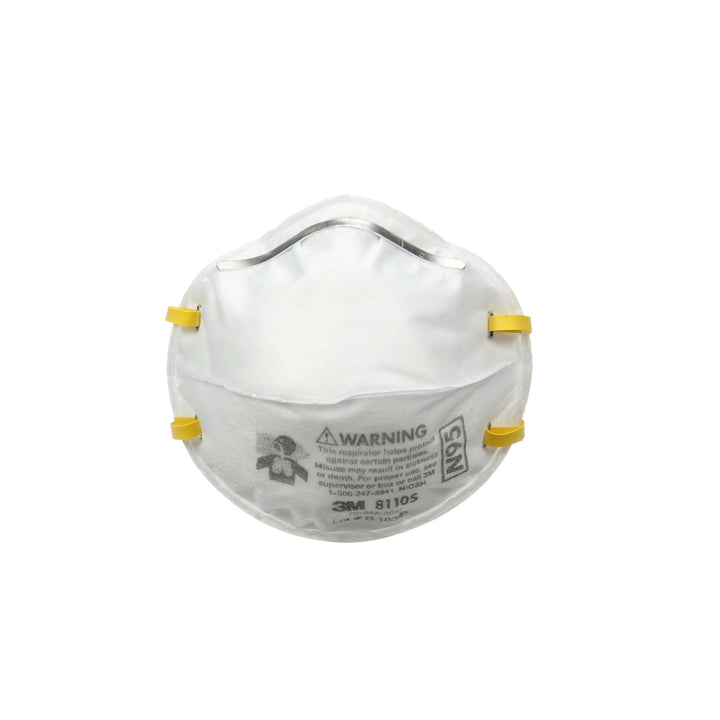 3M Performance Respirator 8110S Small N95, 2-Pack – Disposable Sanding & Fiberglass Mask