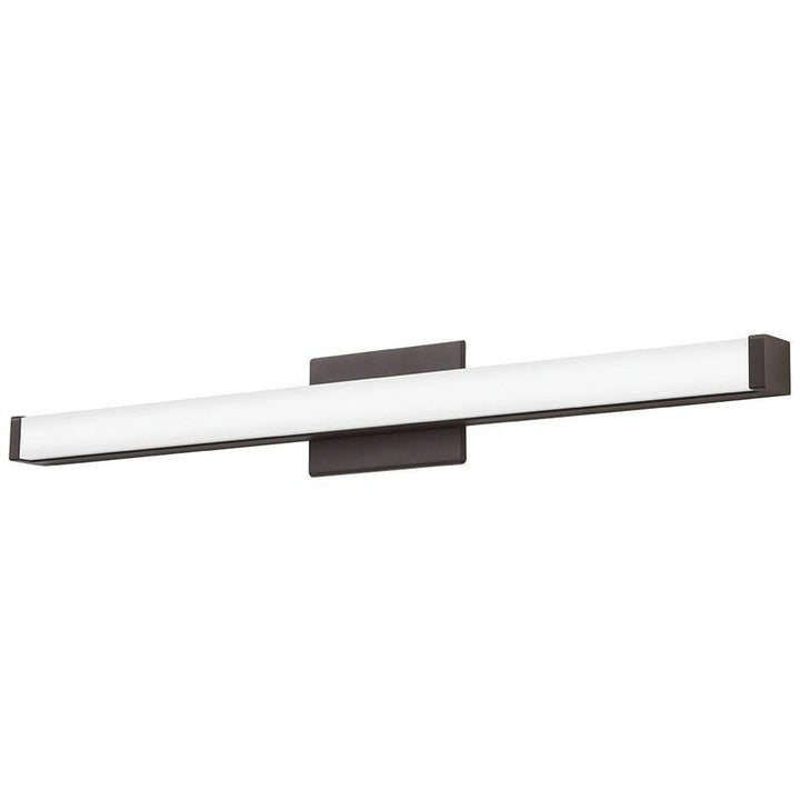 Contemporary Square 3-Light Bronze 3K LED Vanity Light
