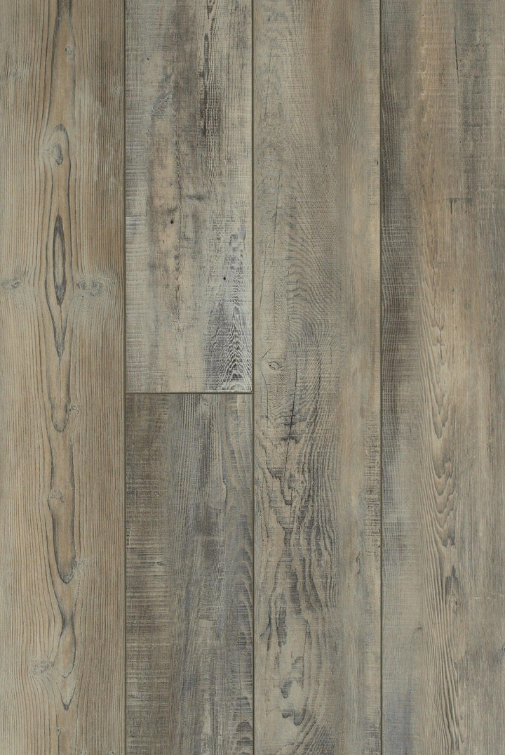 Shaw (Sample) Parallax HD Plus Timeless Gray Wood Look 20-mil Waterproof Interlocking or Glue Down Luxury Vinyl Plank