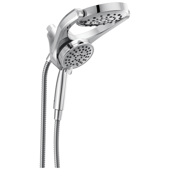 Delta HydroRain 4‑Spray Chrome Dual/Combo Shower Head with Hand Shower, 1.75 GPM (6.6 LPM)