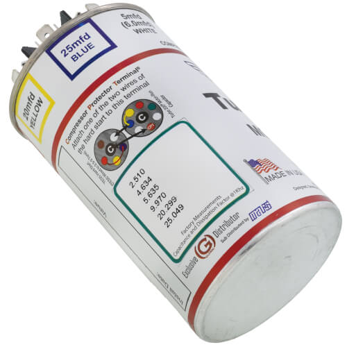 MARS 12200 capacitor - label view (Type: Capacitor; Voltage: 440v, 370V)