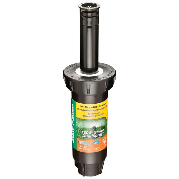 1800 Series 3 in. Dual Spray Half Circle Sprinkler - Super Arbor
