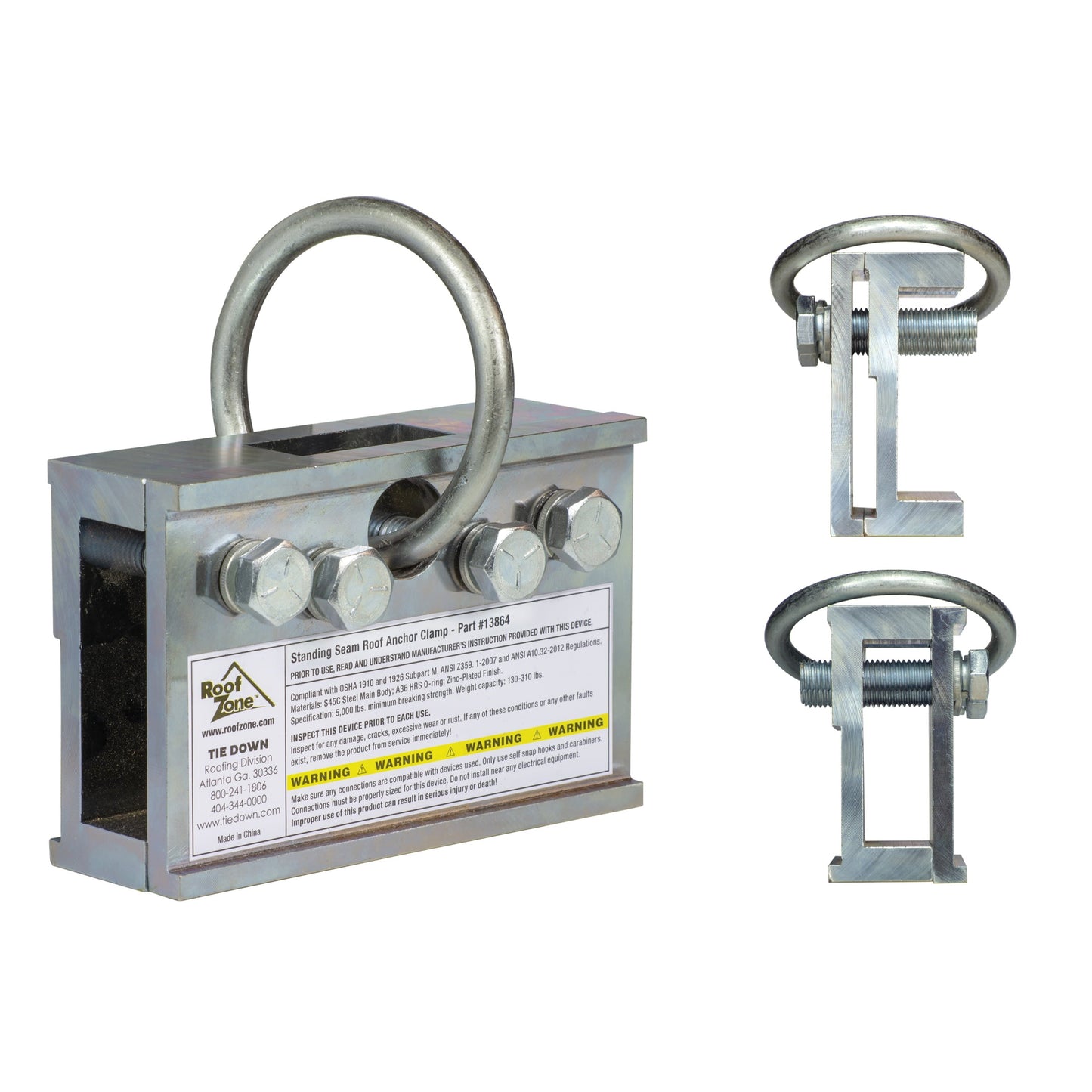 2 Way Standing Seam Anchor image 2