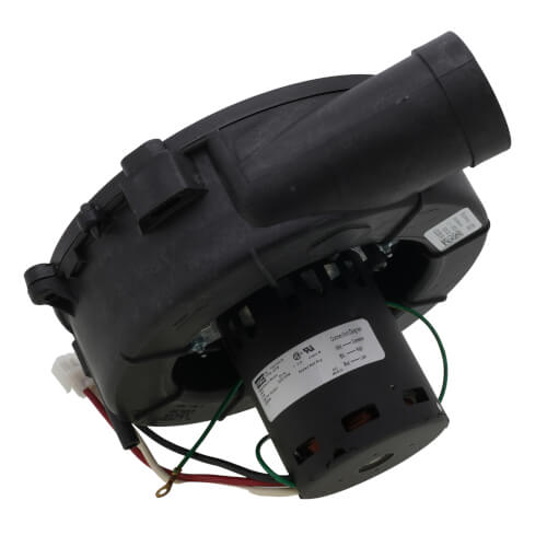 Lennox 14L67 inducer motor - label view (Voltage: 115V; RPM: 3200)