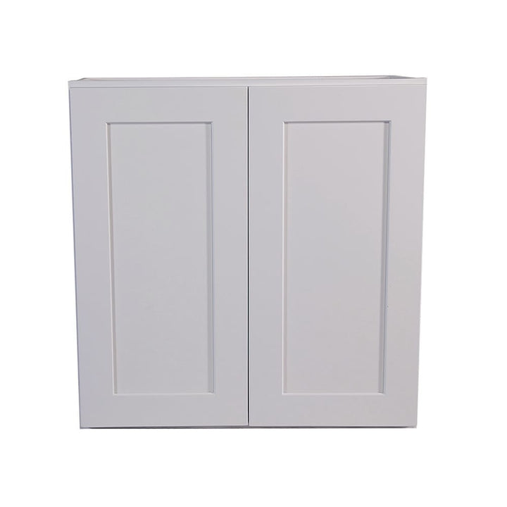Design House Brookings 27-in W x 30-in H x 12-in D White Maple Wall Ready To Assemble Plywood Cabinet (Recessed Panel Shaker Door Style)
