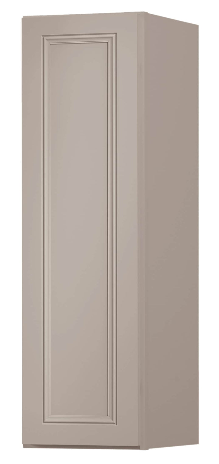 Diamond NOW Wintucket 9-in W x 30-in H x 12-in D Cloud Gray Wall Fully Assembled Cabinet (Recessed Panel Square Door Style)