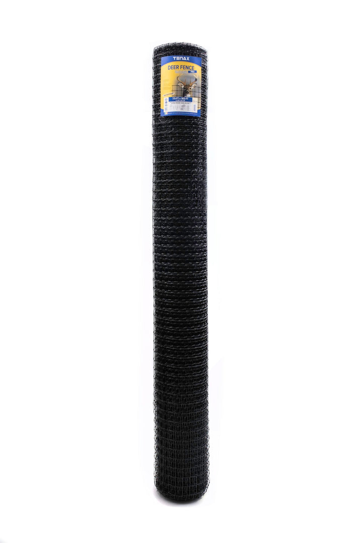 Tenax 7.5-ft Black Plastic Extruded Mesh Rolled Fencing with Mesh Size 2-in x 2-in
