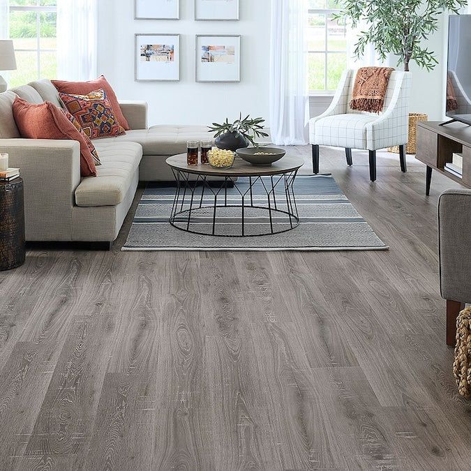 STAINMASTER PetProtect Hanford Oak 12-mm T x 7-1/2-in W x 47-1/4-in L Waterproof Wood Plank Laminate Flooring (22.09-sq ft / Carton)