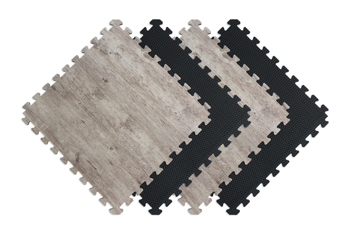 Norsk 24-in W x 24-in L x 0.5-in T Interlocking Foam Gym Floor Tile (16-sq ft) (4-Pack)