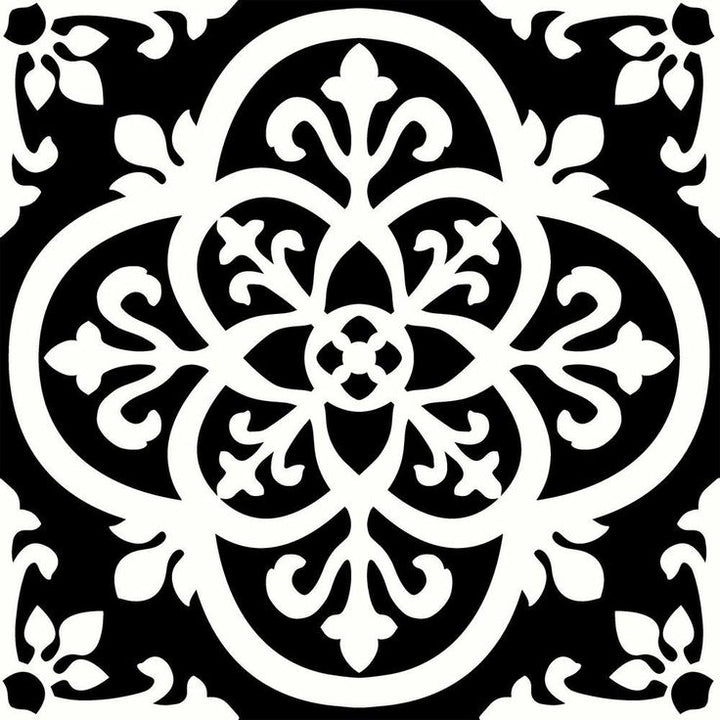 FloorPops Gothic Peel and Stick Floor Tiles, 12 in. x 12 in., 20 Tiles (20 sq. ft.)