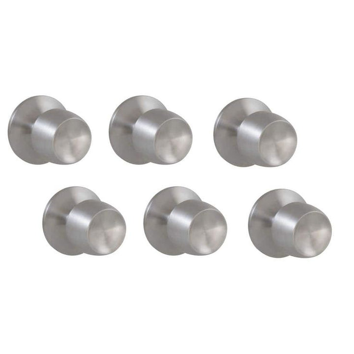 Defiant Brandywine Stainless Steel Passage Hall and Closet Door Knob Contractor Pack (6-Piece)