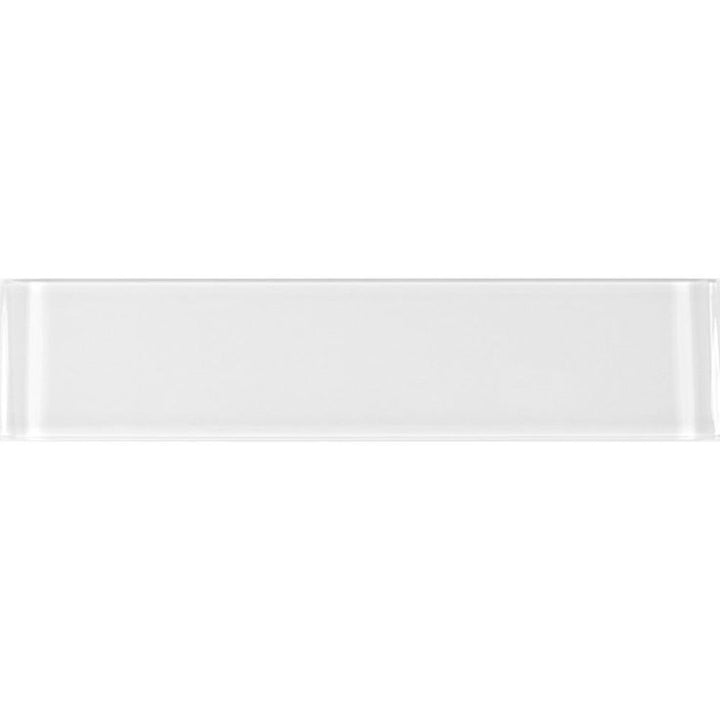 ABOLOS Metro Snow White Subway 3 in. x 12 in. Glossy Glass Wall Tile (10 sq. ft. / case)