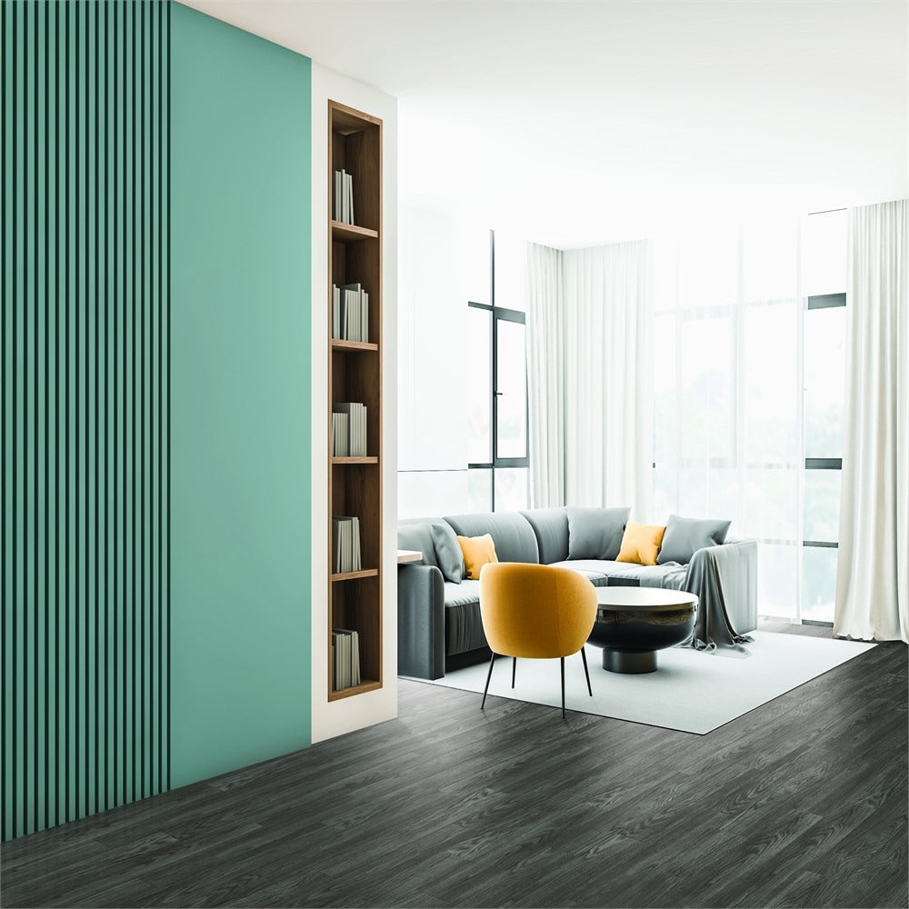 Armstrong Flooring Pro Mark Gray Spires 6-in Wide x 2-mm Thick Water Resistant Luxury Vinyl Plank Flooring (35.95-sq ft)