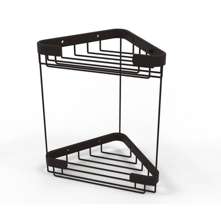 Allied Brass 1.7-in H Screw Mount Solid Brass Oil Rubbed Bronze Hanging Shower Caddy