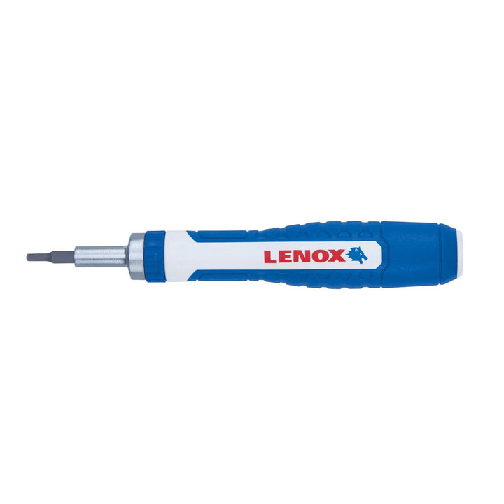 LENOX 19-Piece Magnetic Ratcheting Multi-Bit Screwdriver Set with Plastic Case – 4 Slotted, 3 Phillips, 6 Torx, 4 Hex Bits