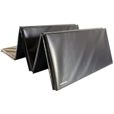 Greatmats Gym Mats 48-in x 120-in Black Vinyl/Plastic Sheet Multipurpose Flooring