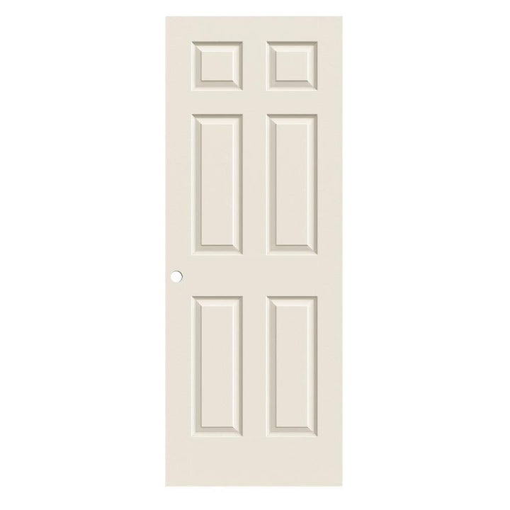 30 in. x 80 in. Colonist Primed Textured Molded Composite MDF Interior Door Slab - Super Arbor