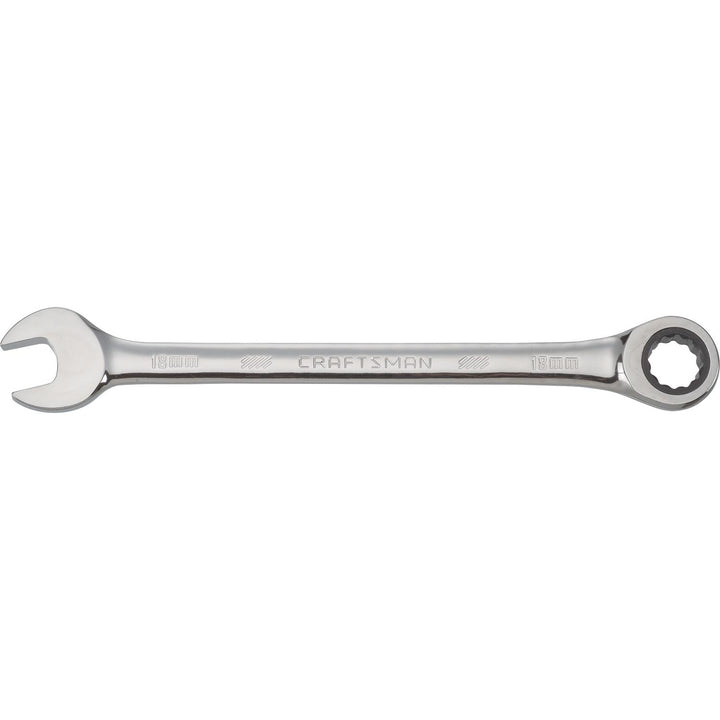 Craftsman 18 mm 12 Point Metric Ratcheting Wrench, 9.1 in. Length