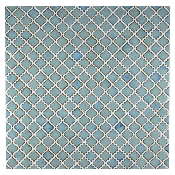 Merola Tile Hudson Tangier Marine 12 in. x 12 in. Porcelain Mosaic Tile (10.96 sq. ft. / Case)