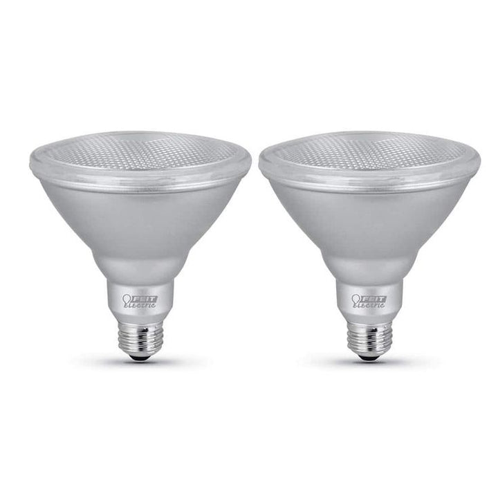 Feit Electric 90W Equivalent PAR38 Dimmable LED Cold Start Weatherproof Light Bulb, Warm White 3000K (12-Pack)