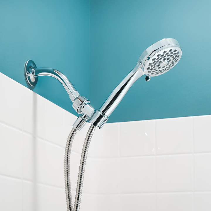 Moen Eos 3-Spray 3.75 in. Handheld Shower Head, Wall-Mount, Chrome