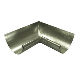 Berger Galvanized Half Round Inside Box Miter 5"