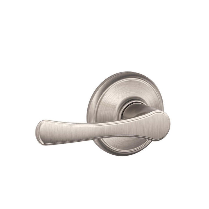 Schlage Avila Satin Nickel Passage Lever – Right or Left Handed