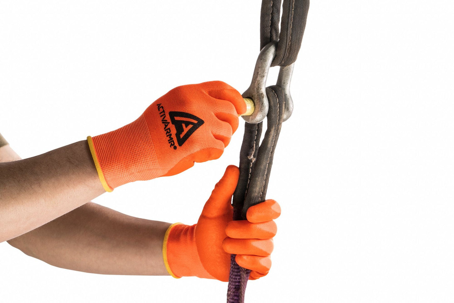 ACTIVARMR Nitrile-Coated Gloves, ANSI Abrasion Level 3, Small