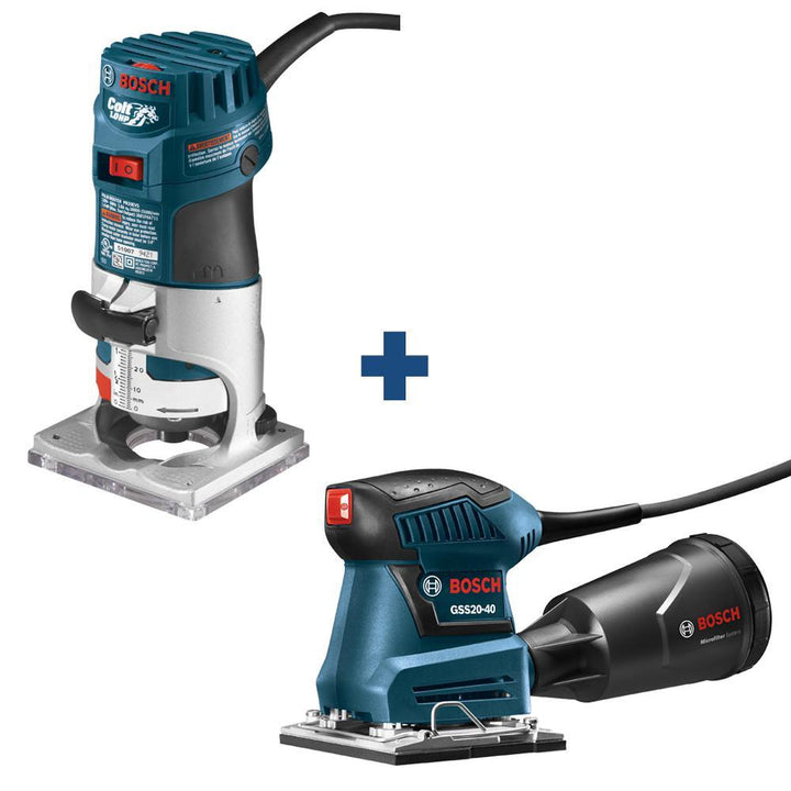 5.6 Amp Corded Variable Speed Top-Handle Jig Saw Kit with Assorted Blades and Bonus 2.5 Amp 5 in. Corded Palm Sander - Super Arbor