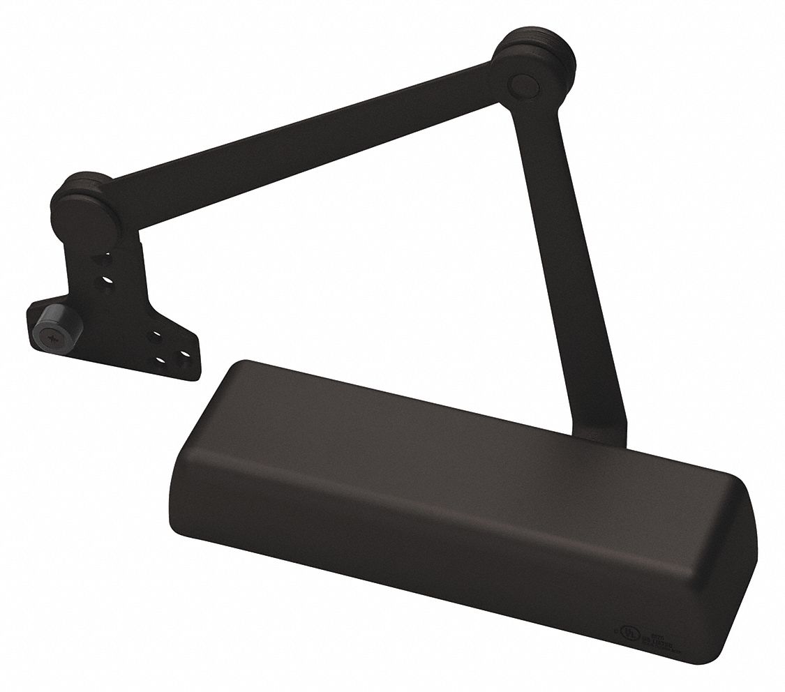 NORTON DOOR CONTROLS Heavy Duty Parallel Door Closer, Bronze