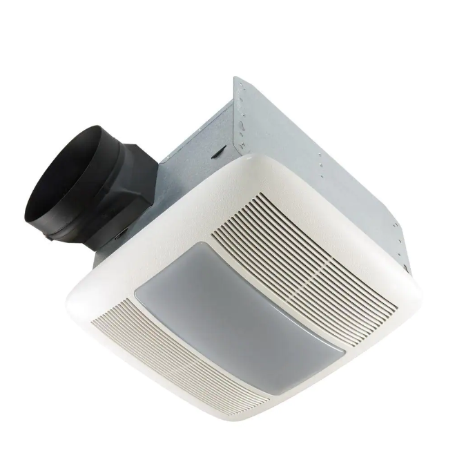 QT Series Quiet 150 CFM Ceiling Bathroom Exhaust Fan with Light and Night Light, ENERGY STAR