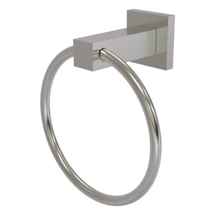 Allied Brass Montero Matte Black Wall Mount Towel Ring
